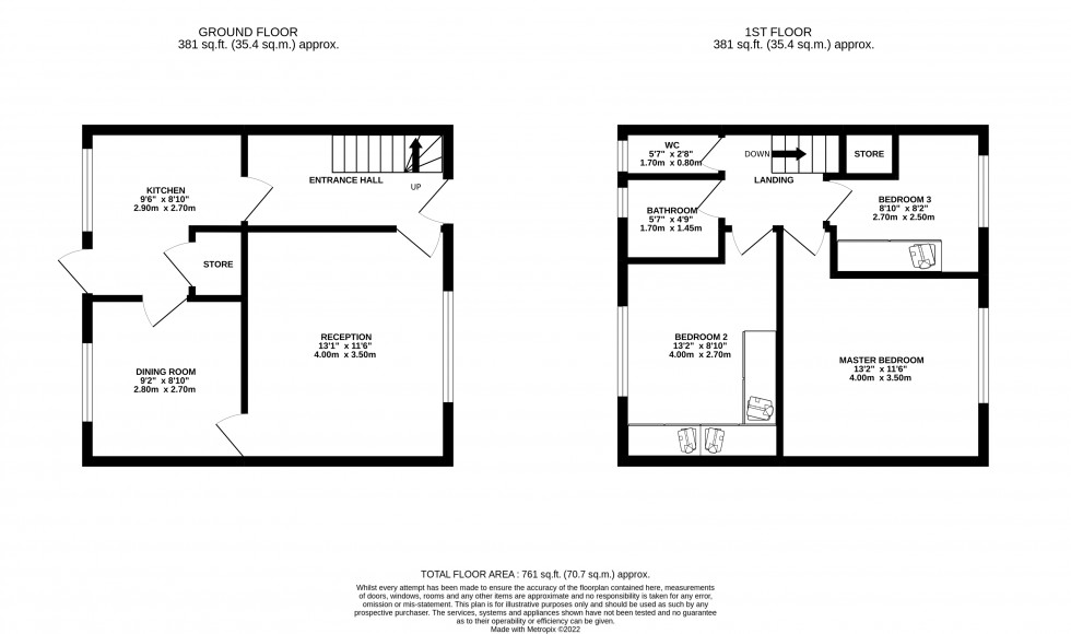 Floorplan for Upton, Chester